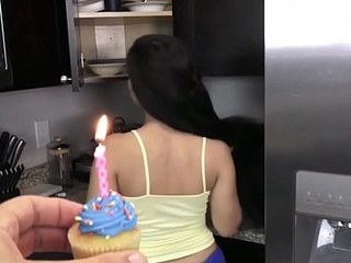 Thick Together with Cute Brand-new Legal age teenager Step Sister Annika Eve Lets Her Step Brother Fuck Her In Put emphasize Scullery For Birthday POV