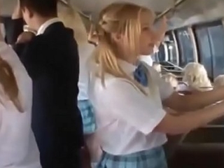 Bus girl in a bus